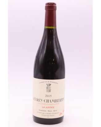 Marc Roy Gevrey Chambertin La Justice 2015