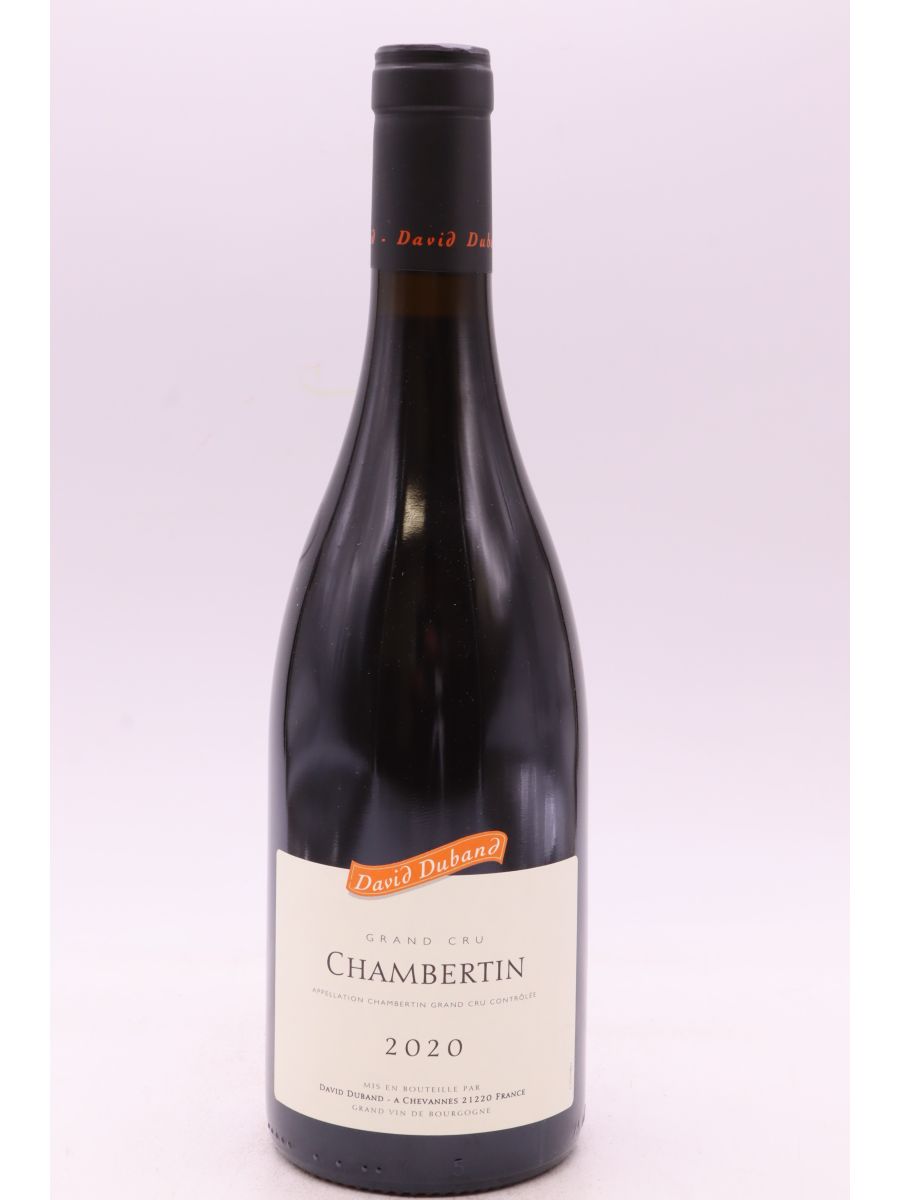 photo du vin David Duband Chambertin 2020