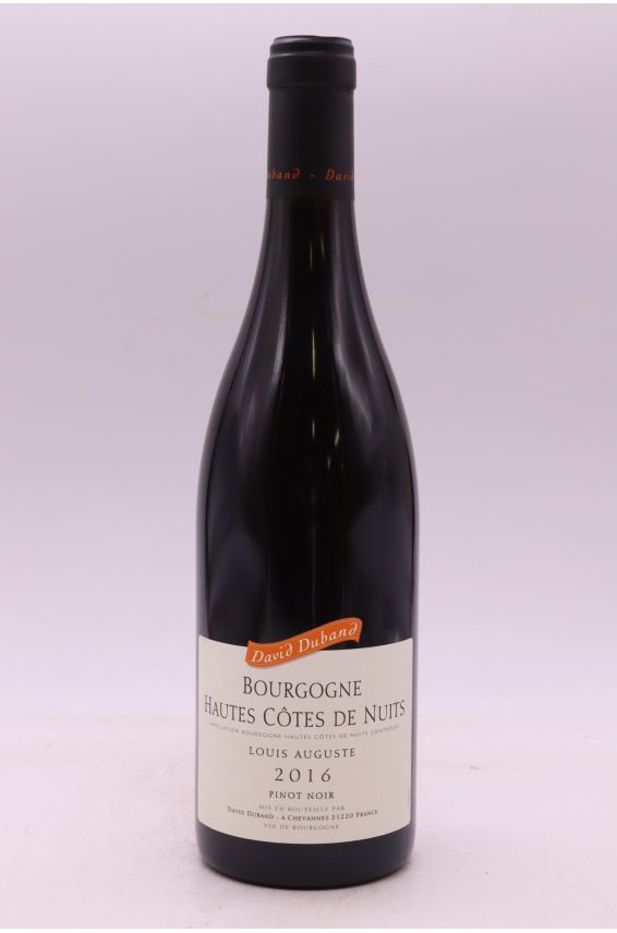 David Duband Hautes Côtes de Nuits Louis Auguste 2016