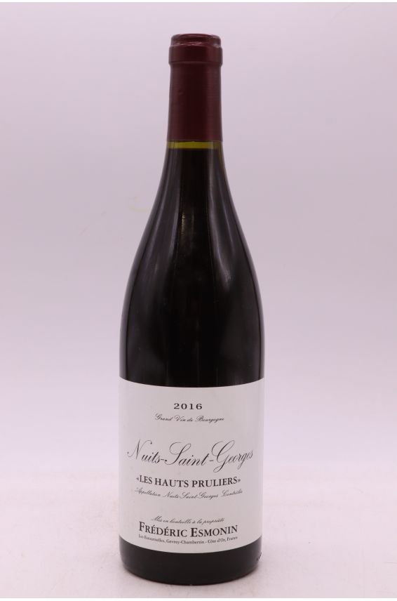 Frédéric Esmonin Nuits Saint Georges Les Hauts Pruliers 2016