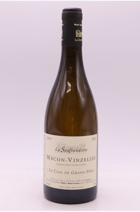 La Soufrandière Macon Vinzelles Le Clos Du Grand Père 2015