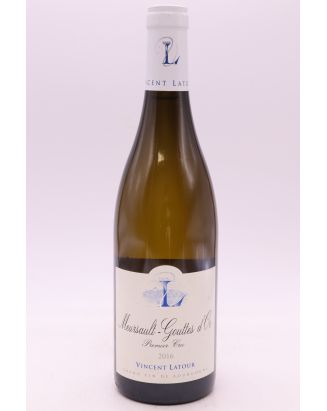 Vincent Latour Meursault 1er cru Les Gouttes d'Or 2016