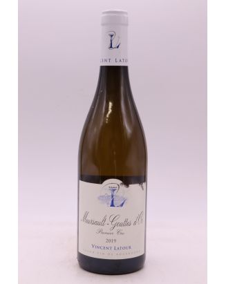 Vincent Latour Meursault 1er cru Les Gouttes d'Or 2019