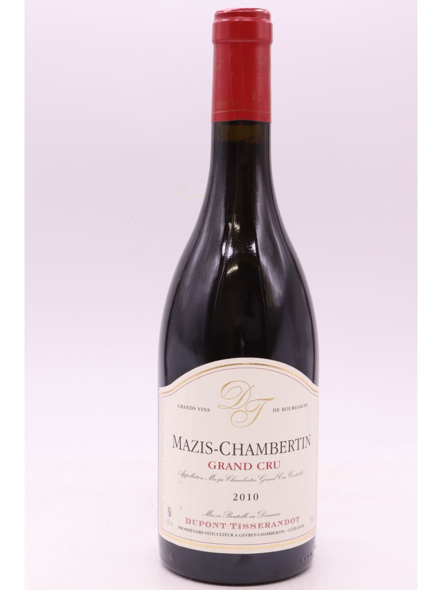 photo du vin Dupont Tisserandot Mazis Chambertin 2010
