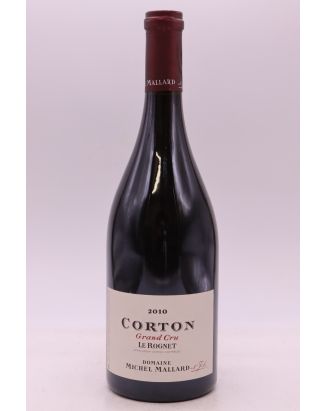 Michel Mallard Corton Rognet 2010