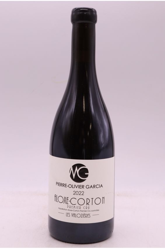 Pierre Olivier Garcia Aloxe Corton 1er cru Les Valozières 2022