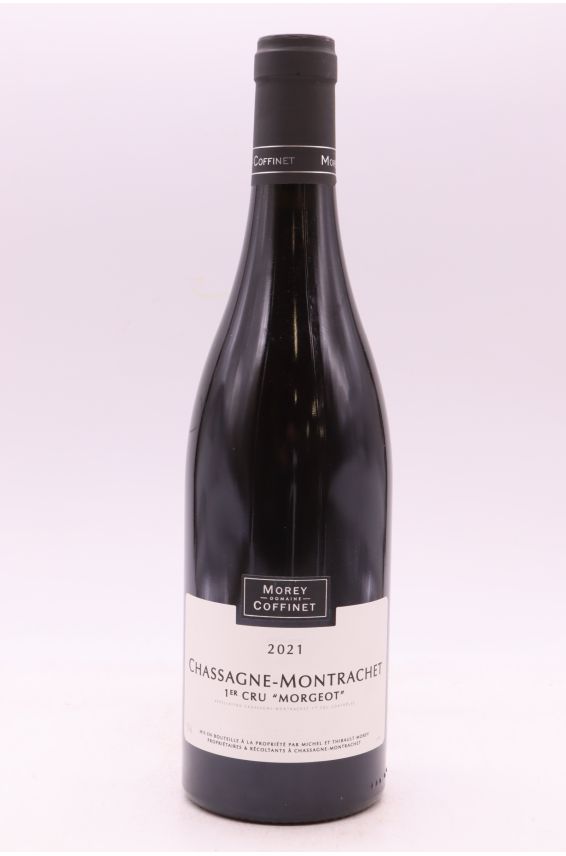Morey Coffinet Chassagne Montrachet 1er cru Morgeot 2021 rouge