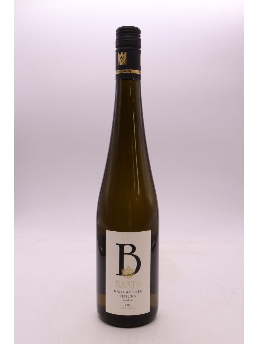 photo du vin Barth Hallgartener Riesling Trocken 2015