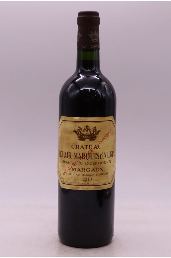 Bel Air Marquis d'Aligre 2010 - PROMO -10% !