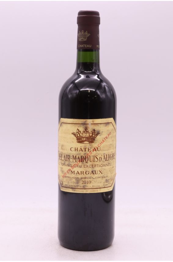 Bel Air Marquis d'Aligre 2010 - PROMO -10% !