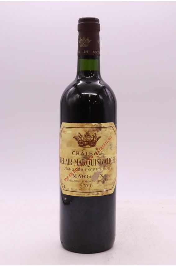 Bel Air Marquis d'Aligre 2010 - PROMO -10% !