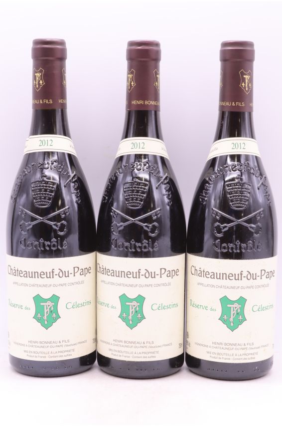 Henri Bonneau Châteauneuf du Pape Réserve des Célestins 2012