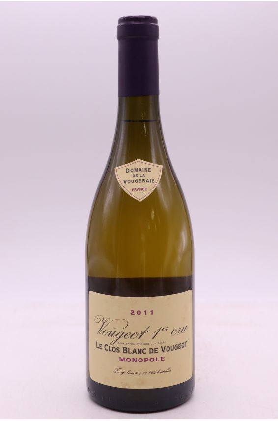 La Vougeraie Vougeot 1er cru Clos Blanc de Vougeot Monopole 2011