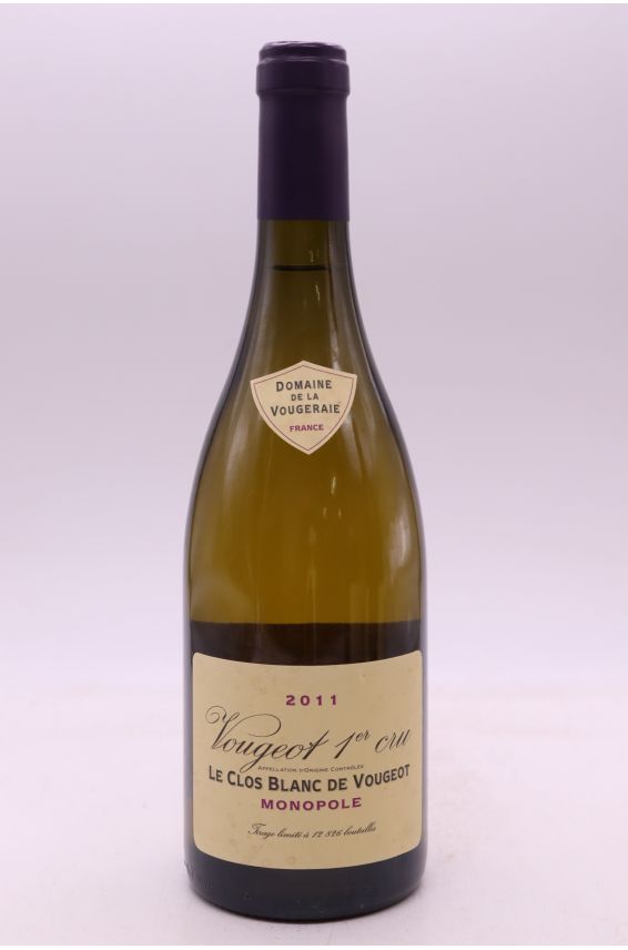 La Vougeraie Vougeot 1er cru Clos Blanc de Vougeot Monopole 2011