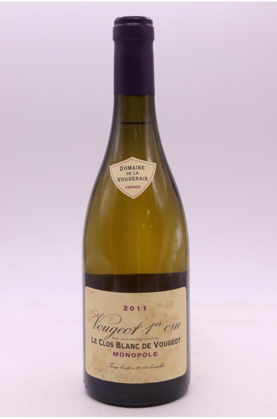 La Vougeraie Vougeot 1er cru Clos Blanc de Vougeot Monopole 2011