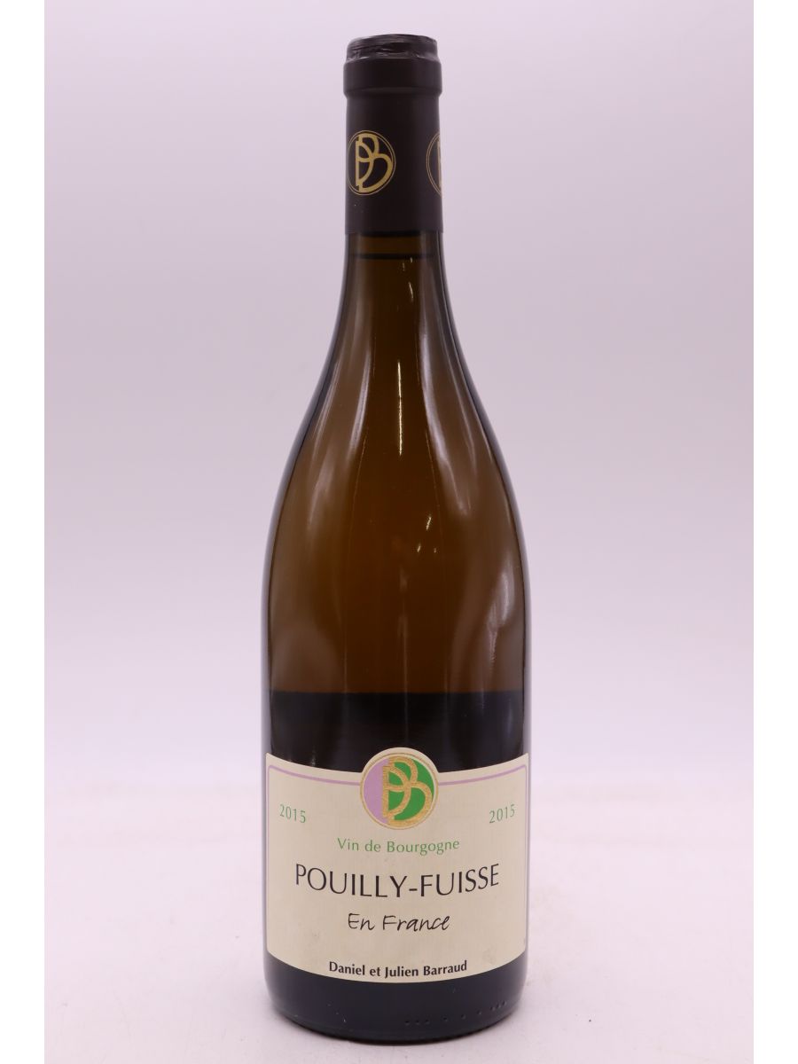 aperçu du vin Daniel Barraud Pouilly Fuissé en France 2015