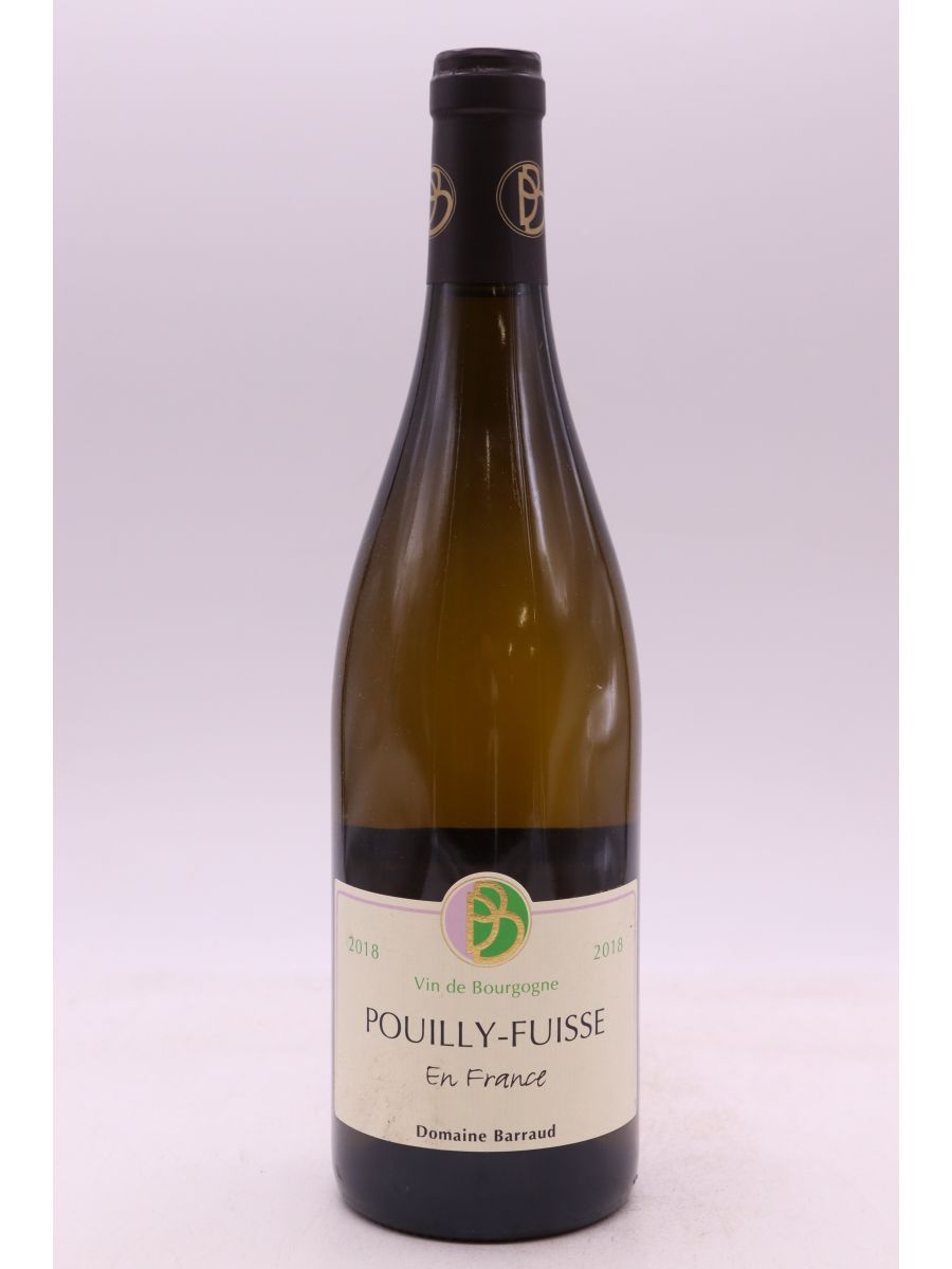 photo du vin Daniel Barraud Pouilly Fuissé en France 2018