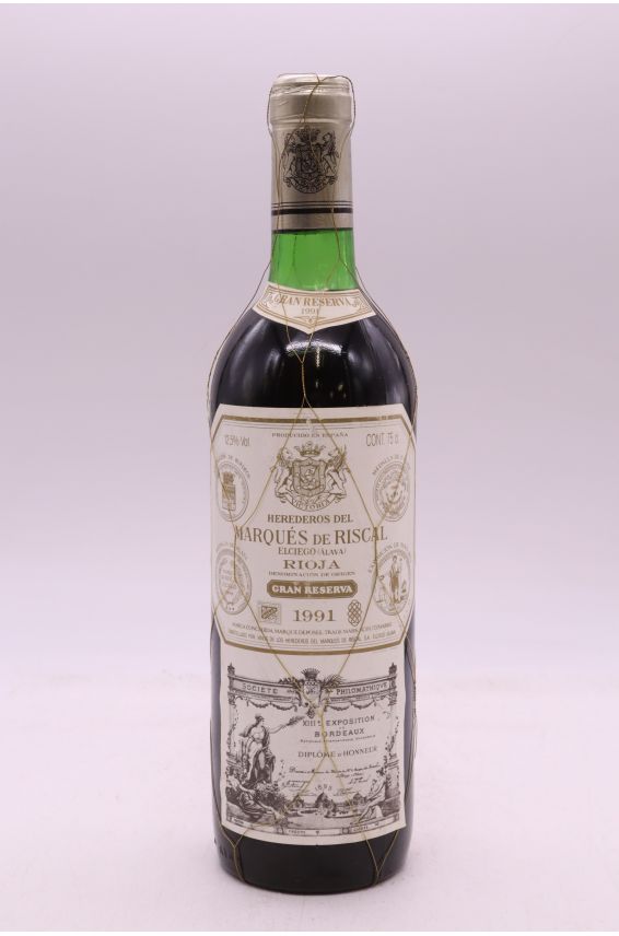 Marques De Rical Rioja Re Marqués de Riscal Rioja Gran Reserva 1991