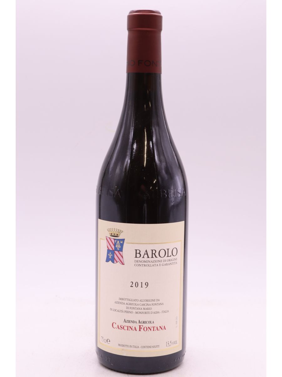 photo du vin Cascina Fontana Barolo 2019