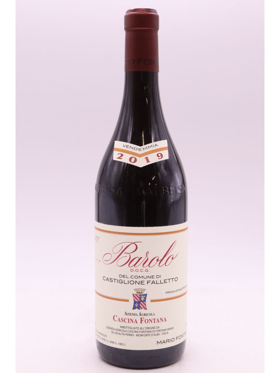image du vin Cascina Fontana Barolo Castiglione Falletto 2019