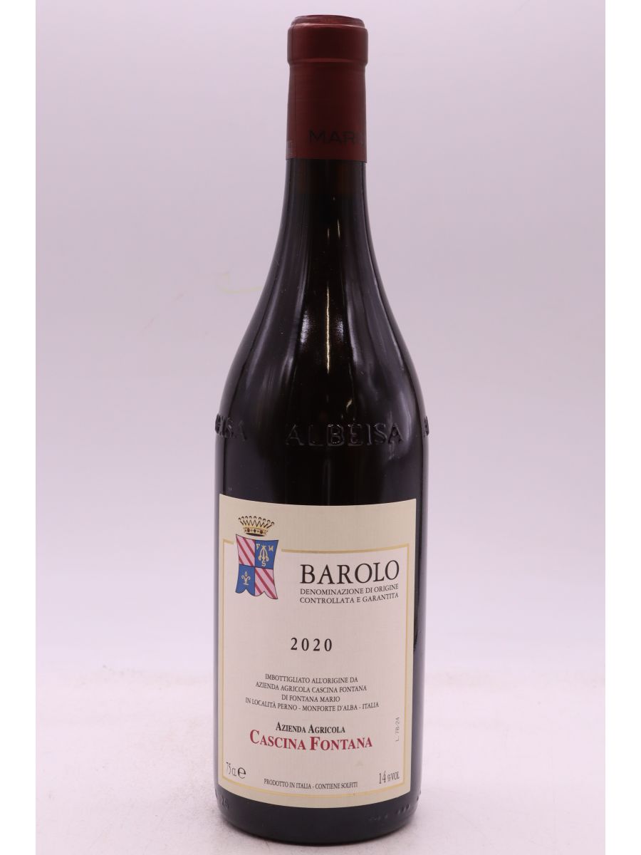 photo du vin Cascina Fontana Barolo 2020
