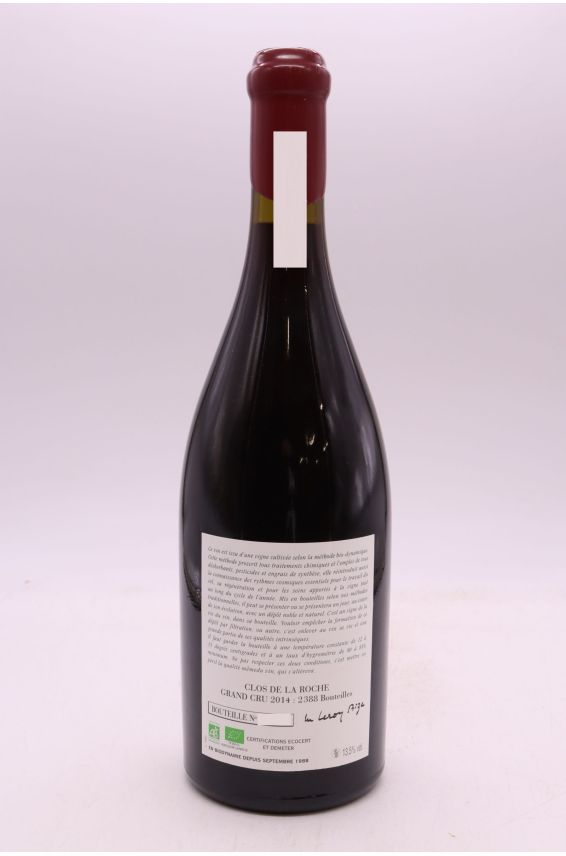 Domaine Leroy Clos de la Roche 2014