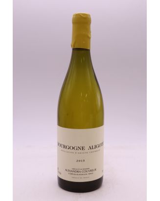 Alexandra Couvreur Bourgogne Aligoté 2015