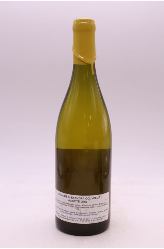Alexandra Couvreur Bourgogne Aligoté 2015