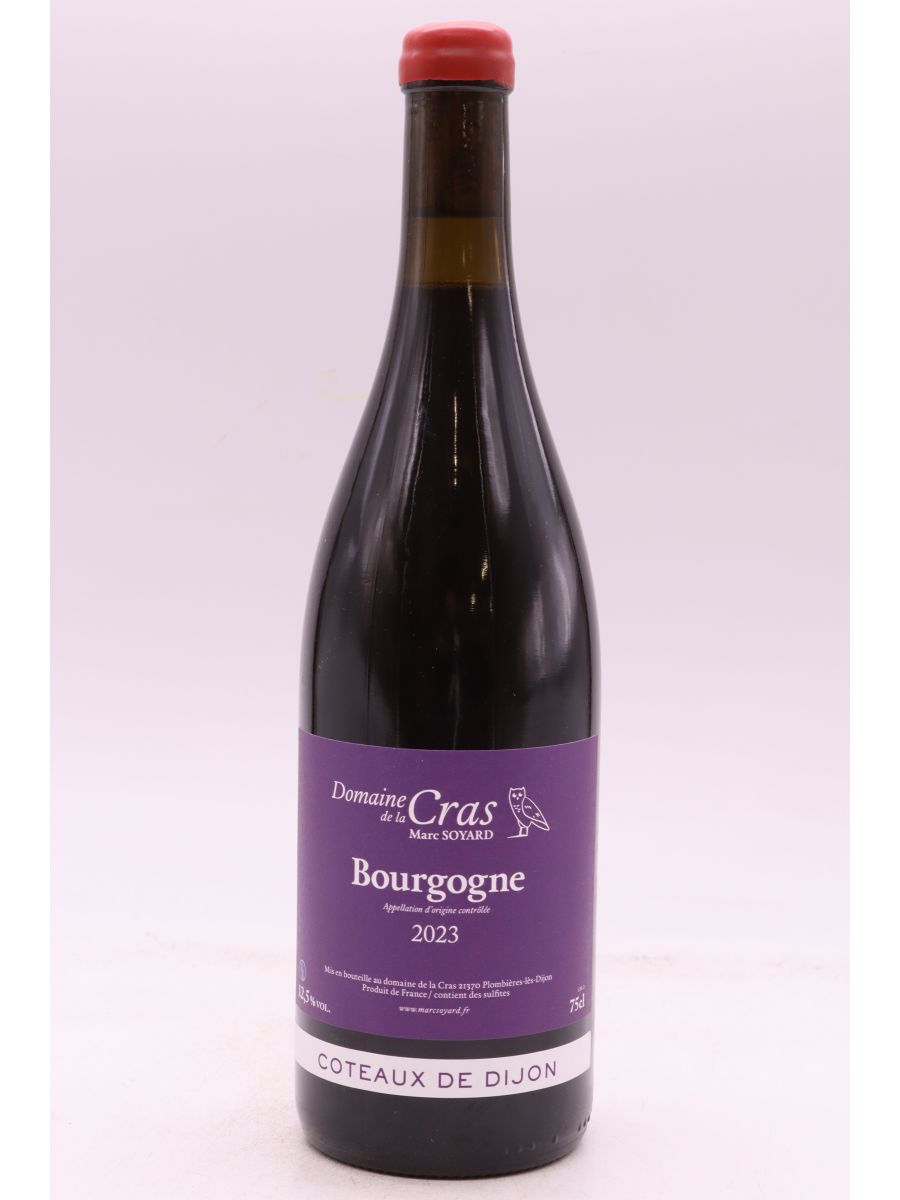 photo du vin Marc Soyard la Cras Bougogne 2023 Rouge