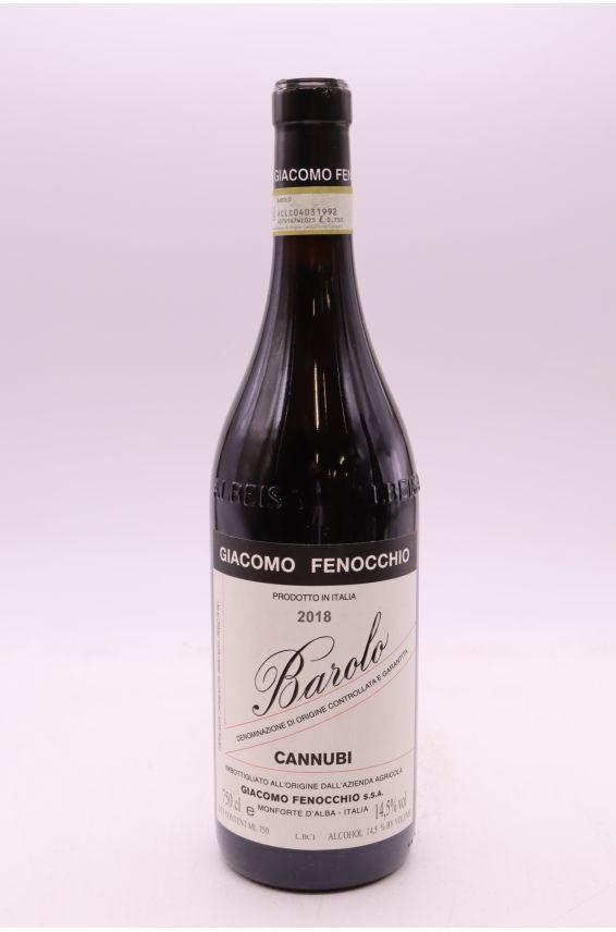 Giacomo Fenocchio Barolo Cannubi 2018