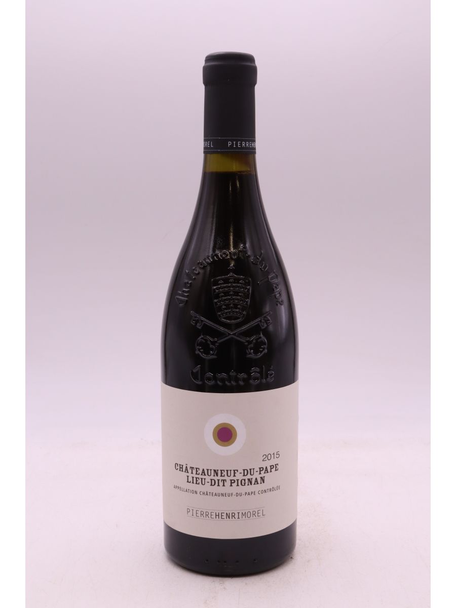 image du vin Pierre Henri Morel Châteauneuf du Pape Pignan 2015