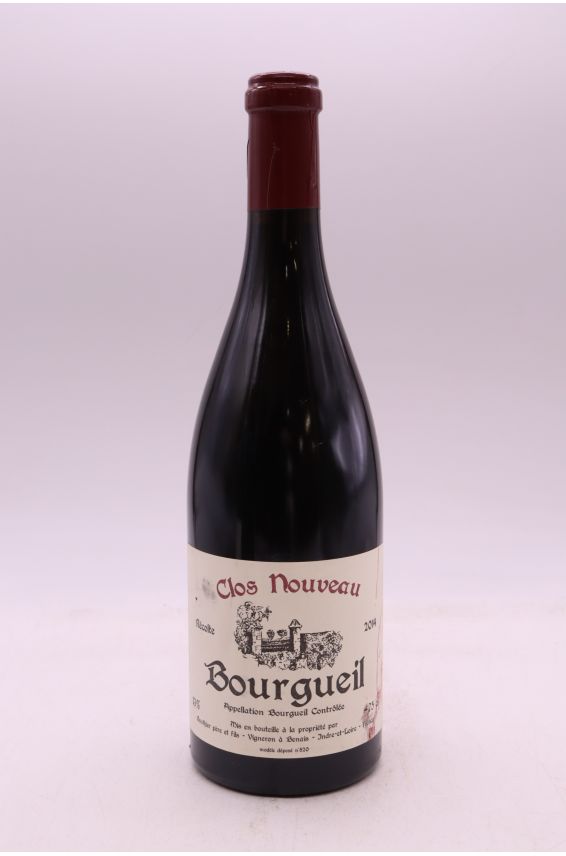 Bel Air Bourgueil Clos Nouveau 2014