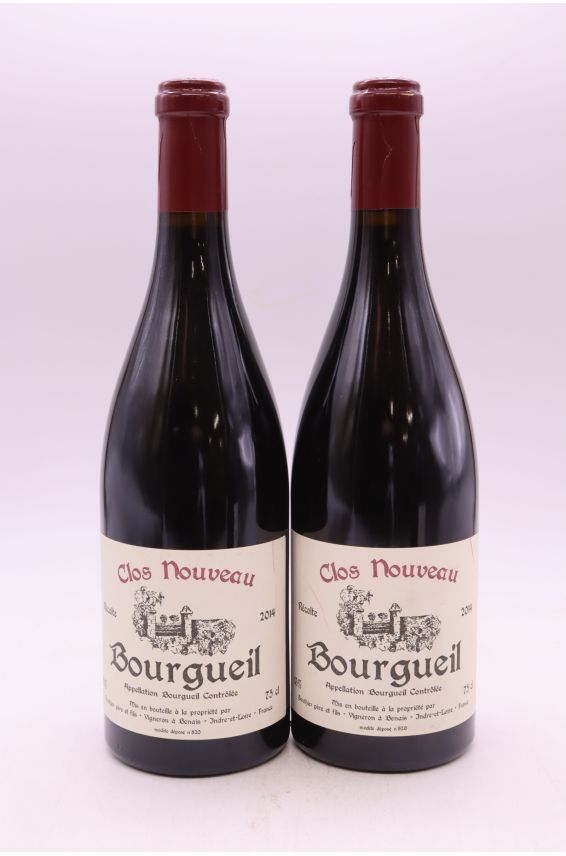 Bel Air Bourgueil Clos Nouveau 2014