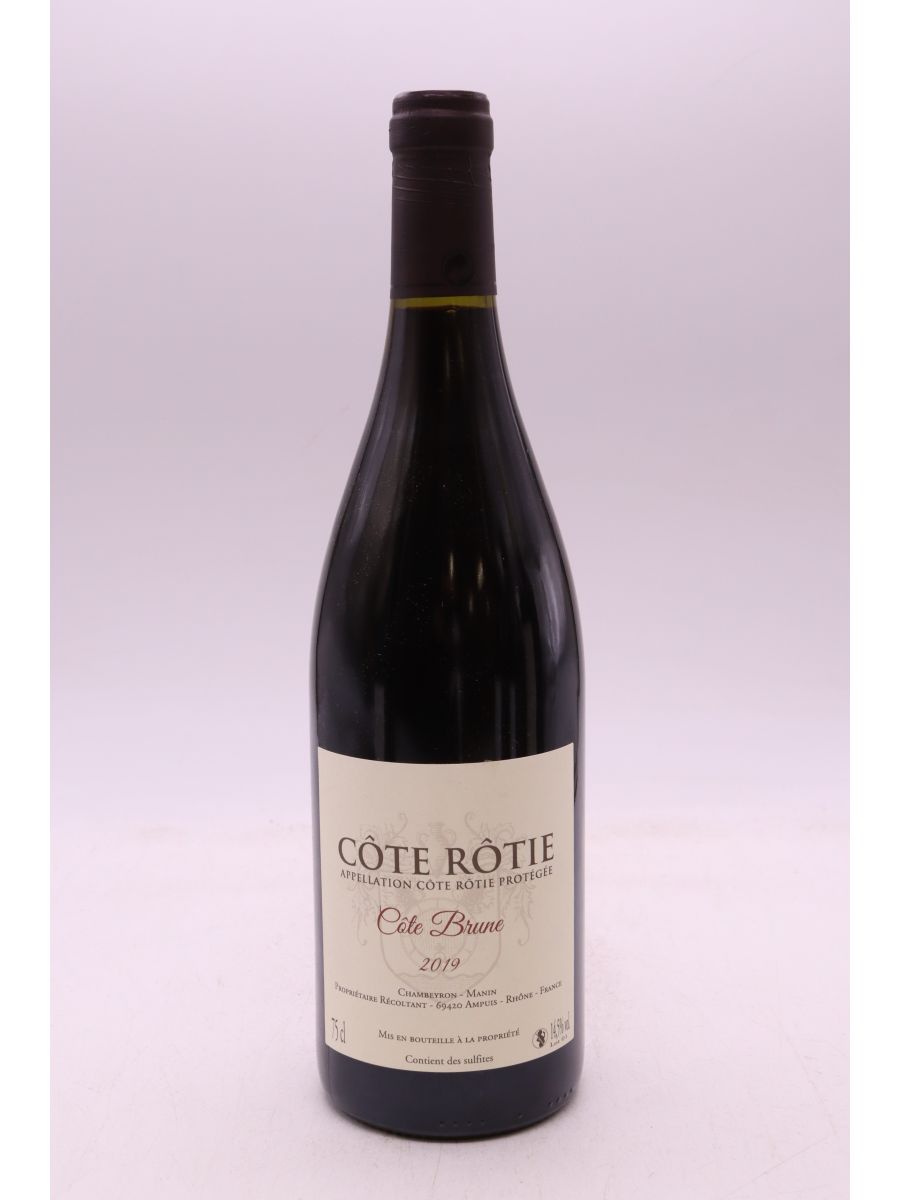 aperçu du vin Chambeyron Manin Côte Rôtie Côte Brune 2019