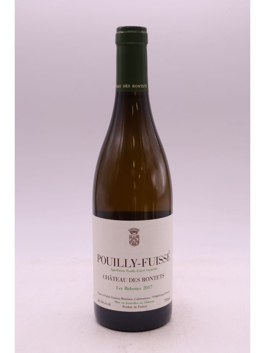 aperçu du vin Château des Rontets Pouilly Fuissé les Birbettes 2017