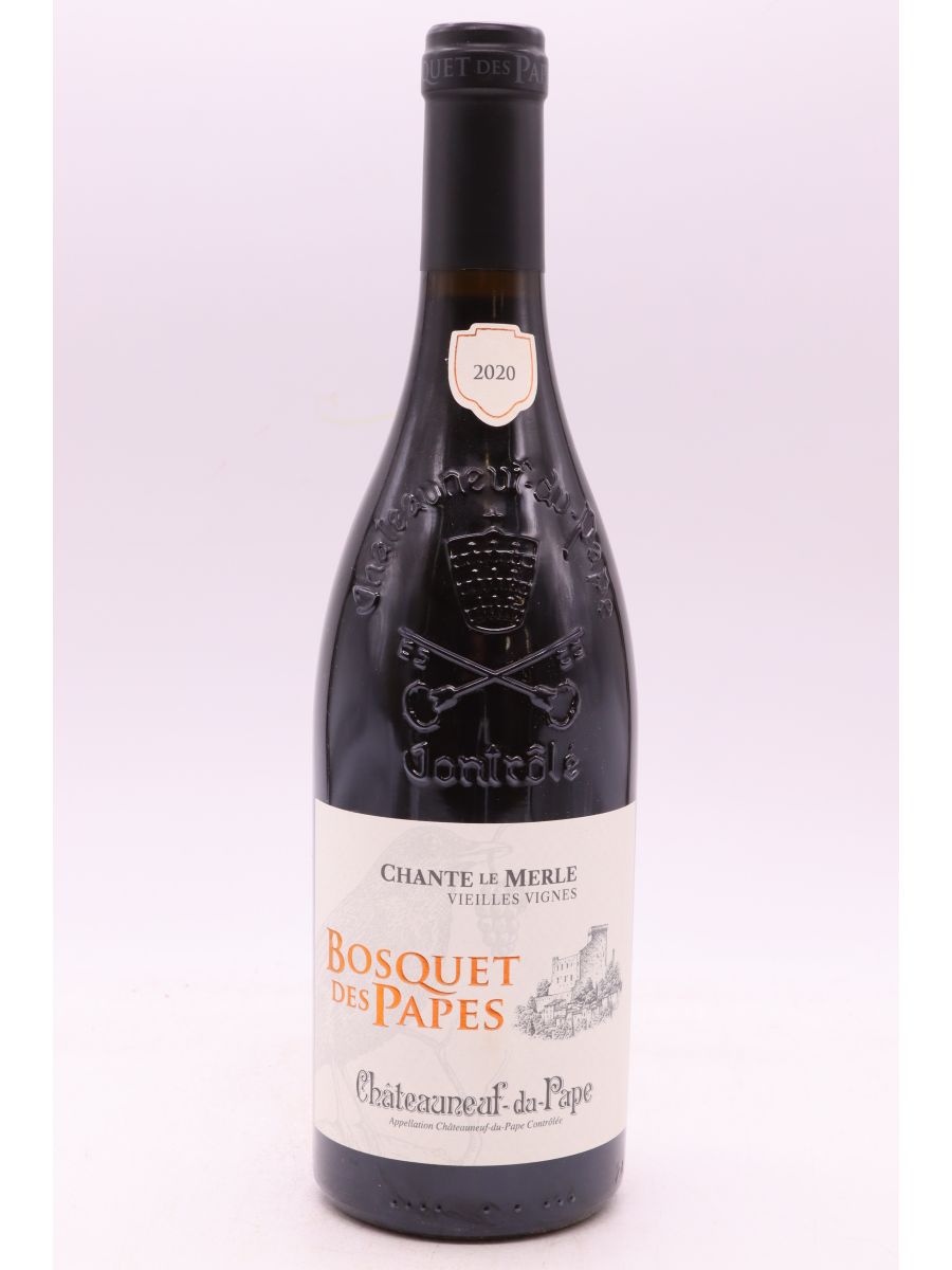 photo du vin Bosquet des Papes Châteauneuf du Pape Chante le Merle 2020
