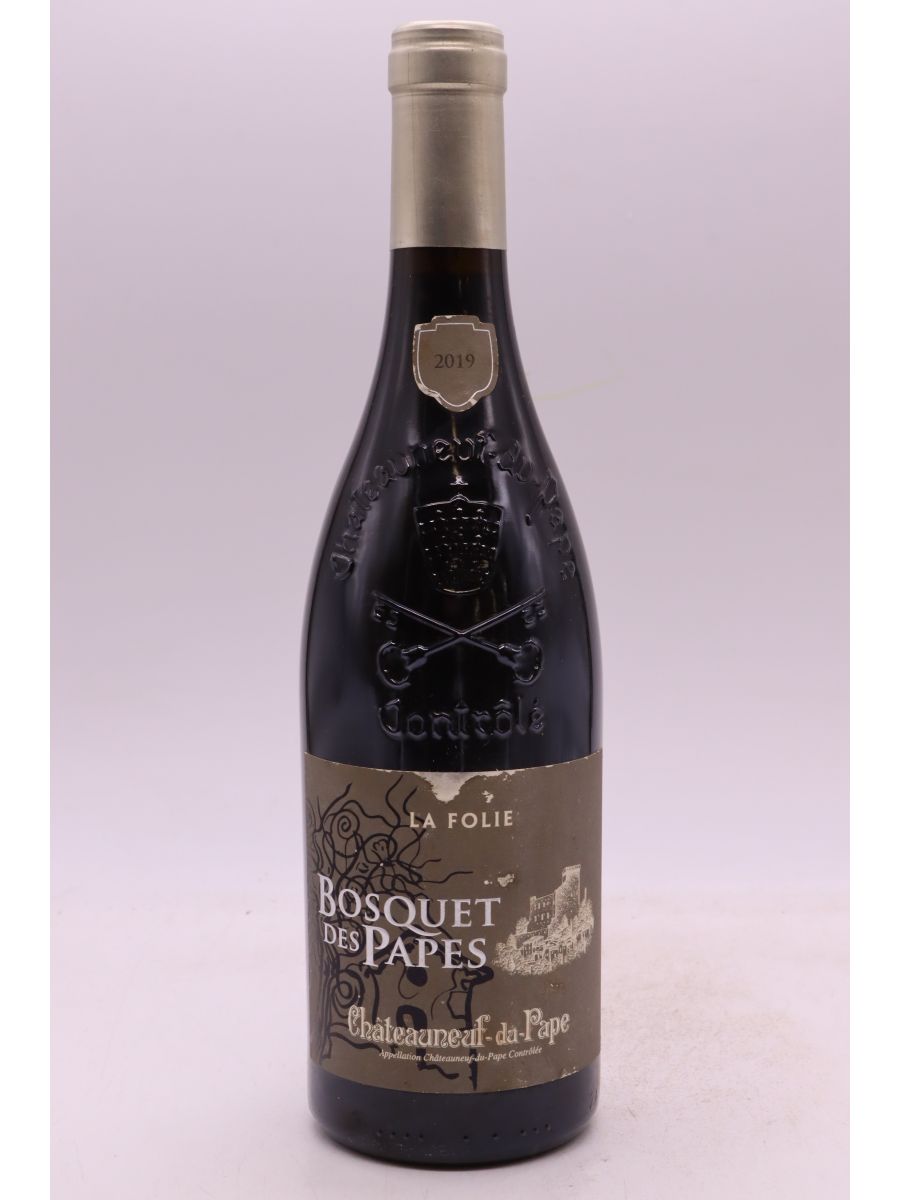 image du vin Bosquet des Papes Châteauneuf du Pape la Folie 2019