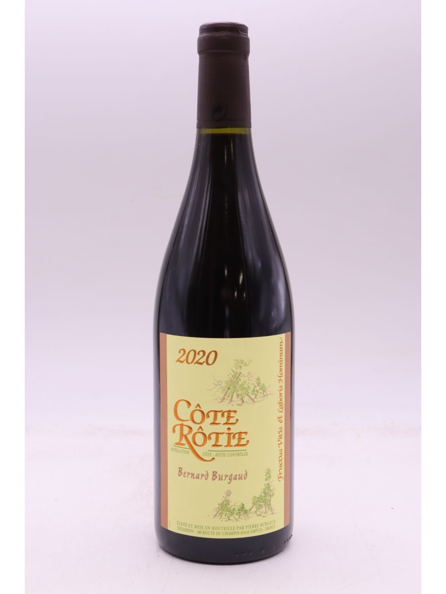 image du vin Bernard Burgaud Côte Rôtie 2020