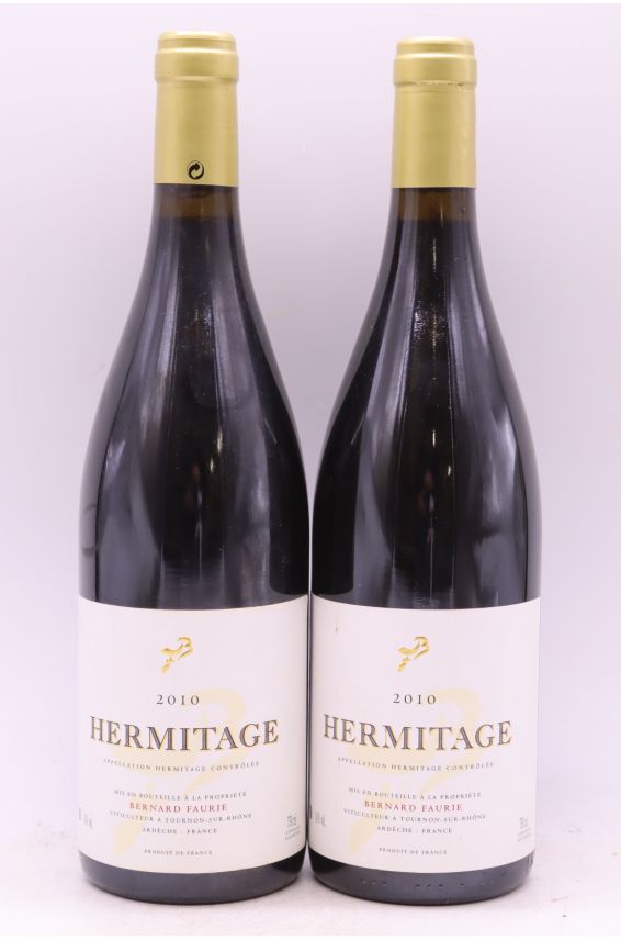 Bernard Faurie Hermitage Bessards Méal 2010