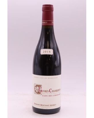 Berthaut Gerbet Gevrey Chambertin Clos des Chezeaux 2018