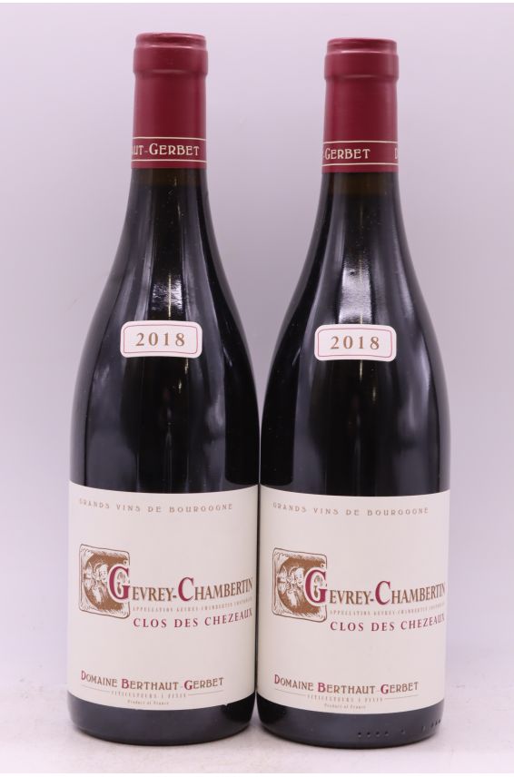Berthaut Gerbet Gevrey Chambertin Clos des Chezeaux 2018