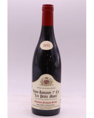 François Gerbet Vosne Romanée 1er cru Petits Monts 2012