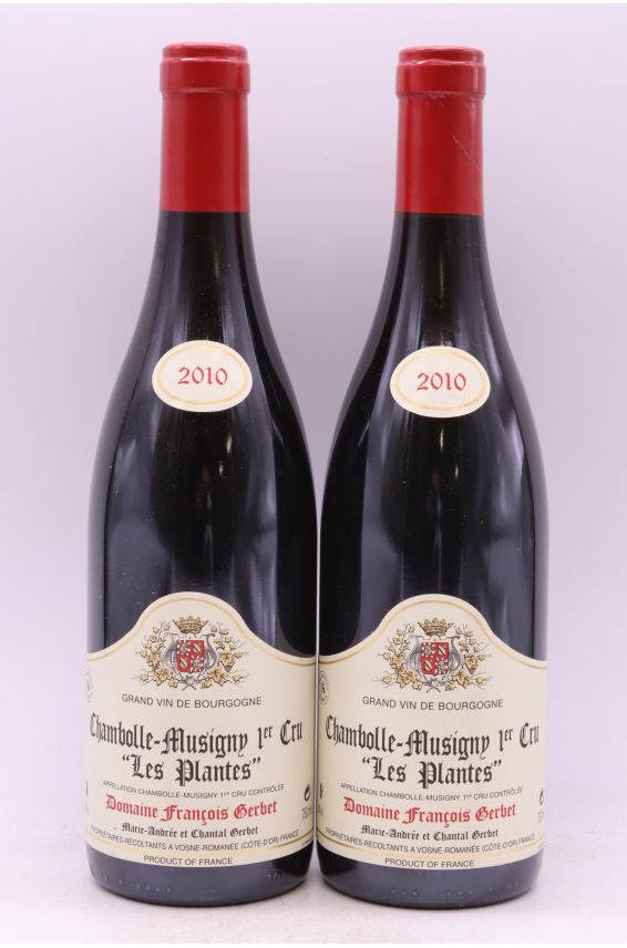 François Gerbet Chambolle Musigny 1er cru Les Plantes 2010