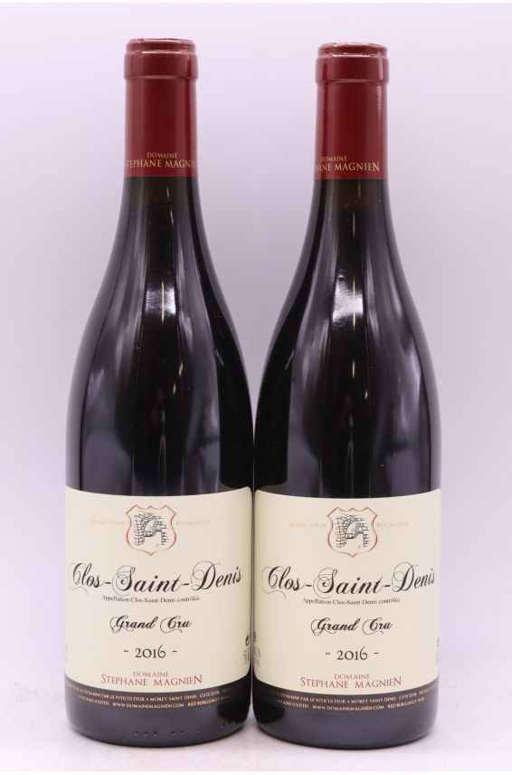 Stéphane Magnien Clos Saint Denis 2016