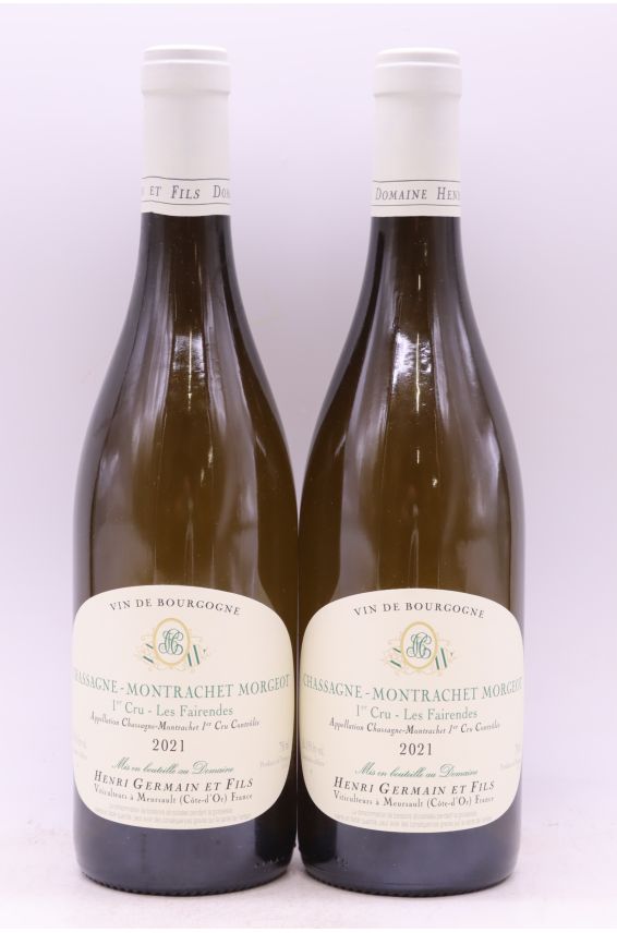 Henri Germain Chassagne Montrachet 1er cru Morgeot Les Fairendes 2021