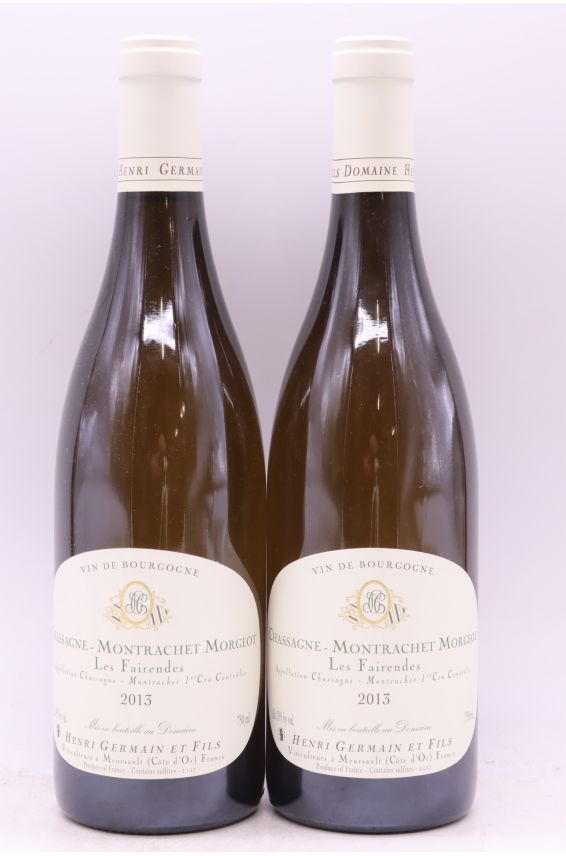 Henri Germain Chassagne Montrachet 1er cru Morgeot Les Fairendes 2013