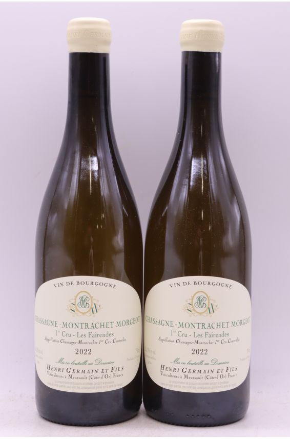 Henri Germain Chassagne Montrachet 1er cru Morgeot Les Fairendes 2022