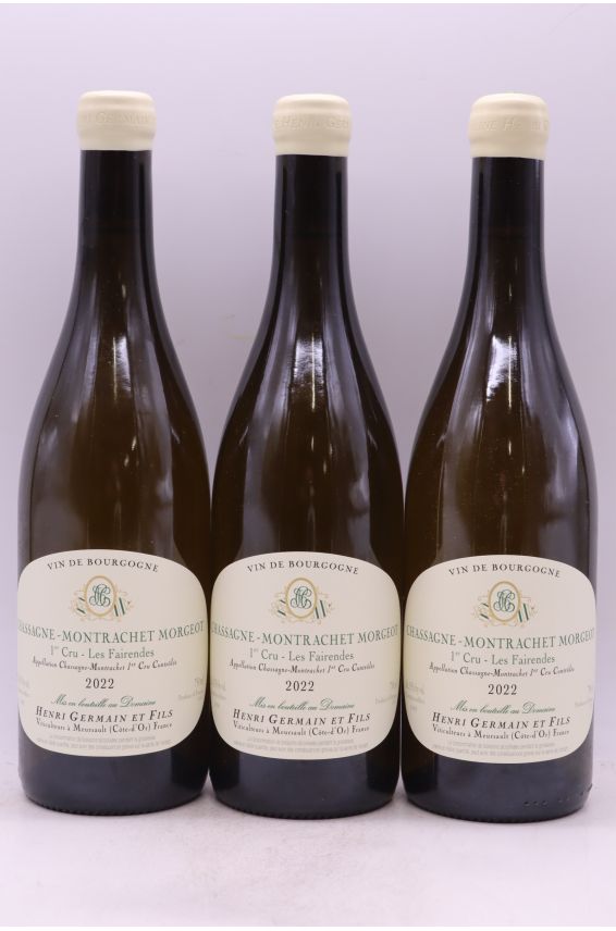 Henri Germain Chassagne Montrachet 1er cru Morgeot Les Fairendes 2022