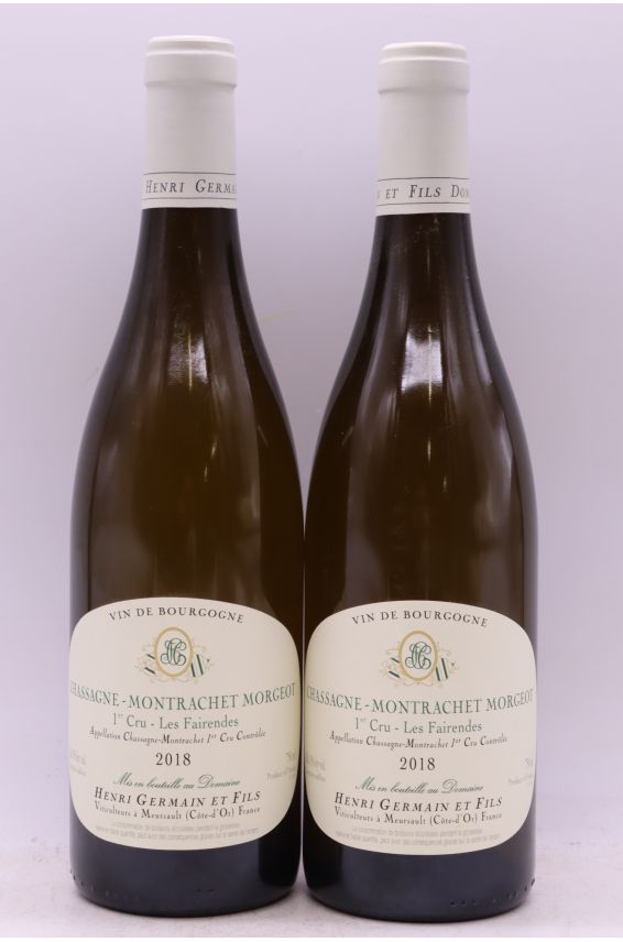 Henri Germain Chassagne Montrachet 1er cru Morgeot Les Fairendes 2018