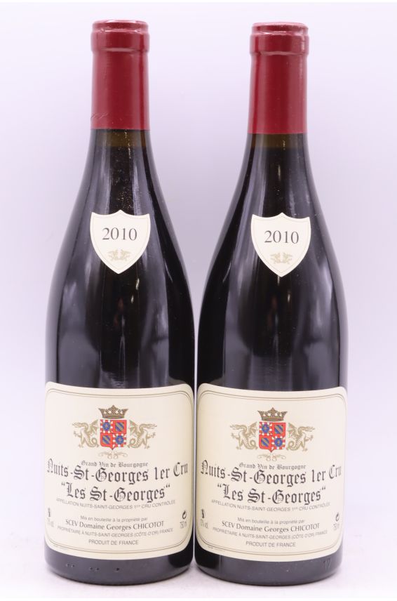 Chicotot Nuits Saint Georges 1er cru Les Saint Georges 2010